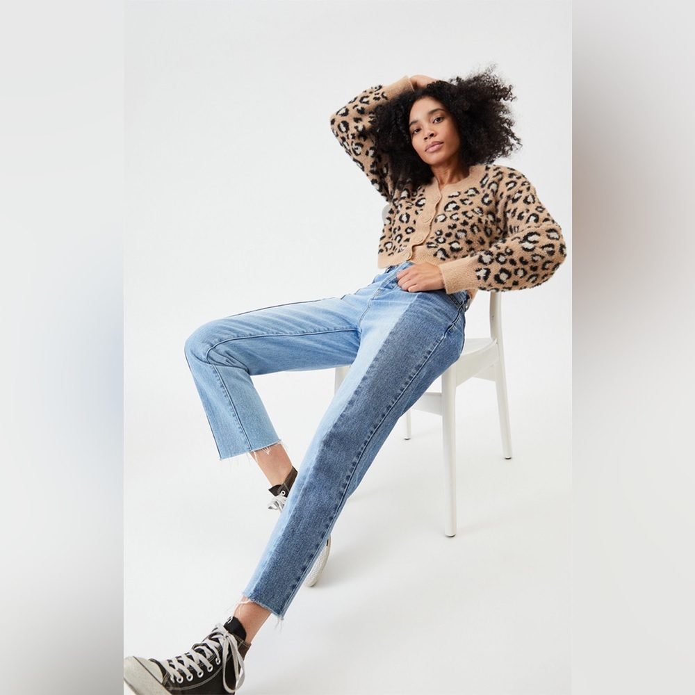 Pacsun Jeans Two Tone High Rise Straight Size 26